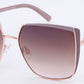 FC 6546 - Metal Square Cat Eye Sunglasses