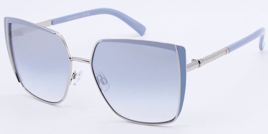 FC 6546 - Metal Square Cat Eye Sunglasses