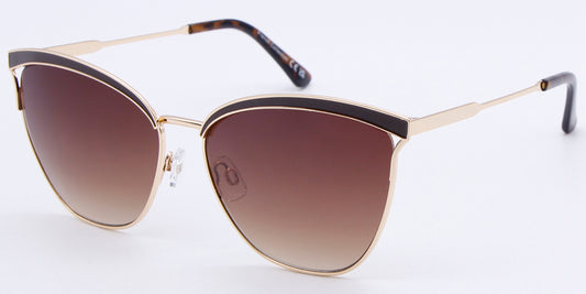 FC 6550 - Fashion Metal Cat Eye Sunglasses