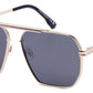 FC 6554 - Metal Flat Top Flat Lens Sunglasses