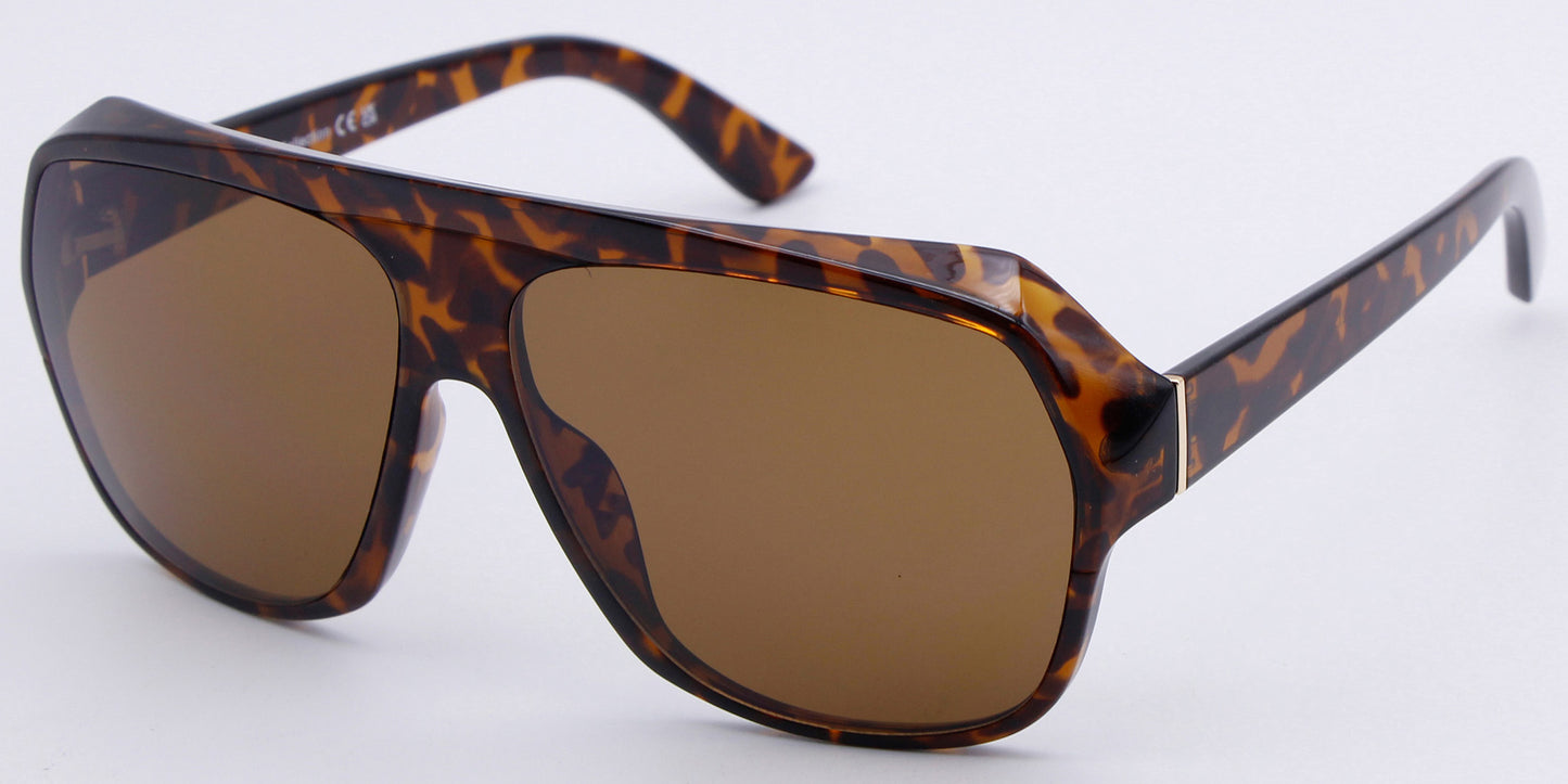 FC 6555 - Fashion Plastic Flat Top Sunglasses