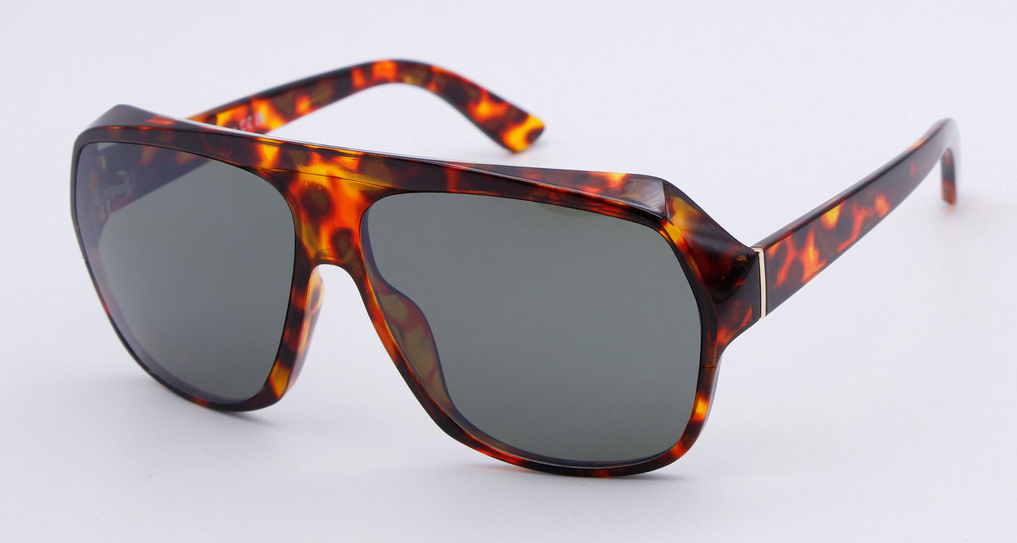 FC 6555 - Fashion Plastic Flat Top Sunglasses