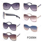 FC 6564 - Metal One Piece Butterfly Sunglasses