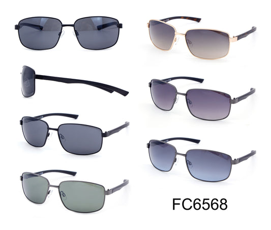 FC 6568 - Fashion Metal Rectangular Sunglasses