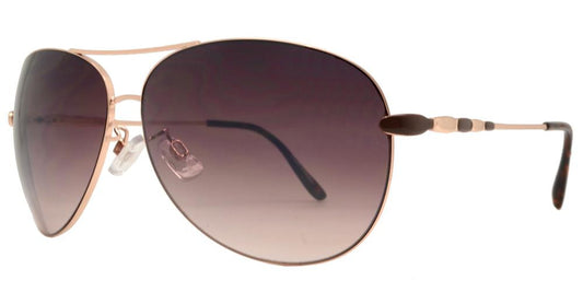 Wholesale - FC 6007 - Metal Oval Shaped Sunglasses for Women - Dynasol Eyewear