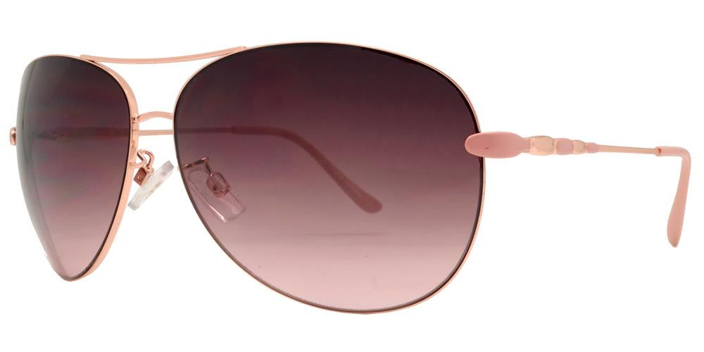 Wholesale - FC 6007 - Metal Oval Shaped Sunglasses for Women - Dynasol Eyewear