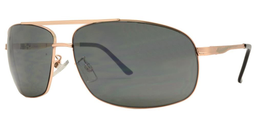 Wholesale - FC 6012 - Rectangular Men Metal Sunglasses - Dynasol Eyewear