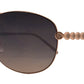 Wholesale - FC 6014 - Women Metal Oval Shaped Sunglasses - Dynasol Eyewear