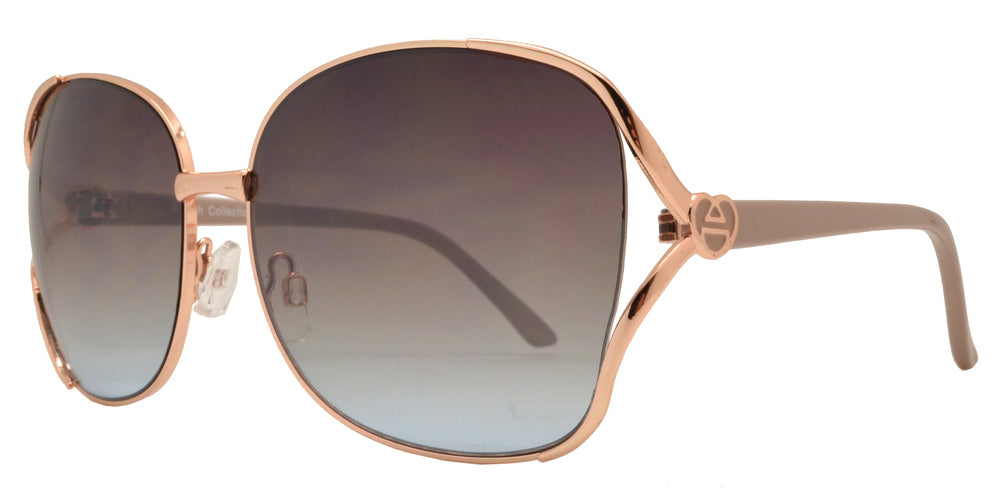 Wholesale - FC 6033 - Butterfly Women Metal Sunglasses - Dynasol Eyewear