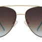 Wholesale - FC 6059 - Oval Shaped with Brow Bar Metal Sunglasses - Dynasol Eyewear