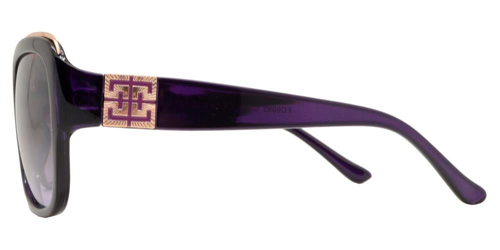 Wholesale - FC 6095 - Butterfly Women Plastic Sunglasses - Dynasol Eyewear