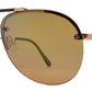 Wholesale - FC 6113 RVC - Color Mirror Rimless Aviator Metal Sunglasses - Dynasol Eyewear
