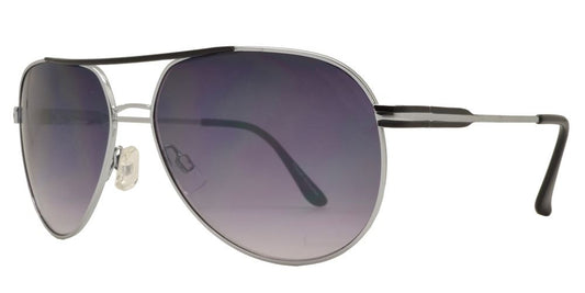 Wholesale - FC 6115 - Retro Brow Bar Oval Shaped Metal Sunglasses - Dynasol Eyewear