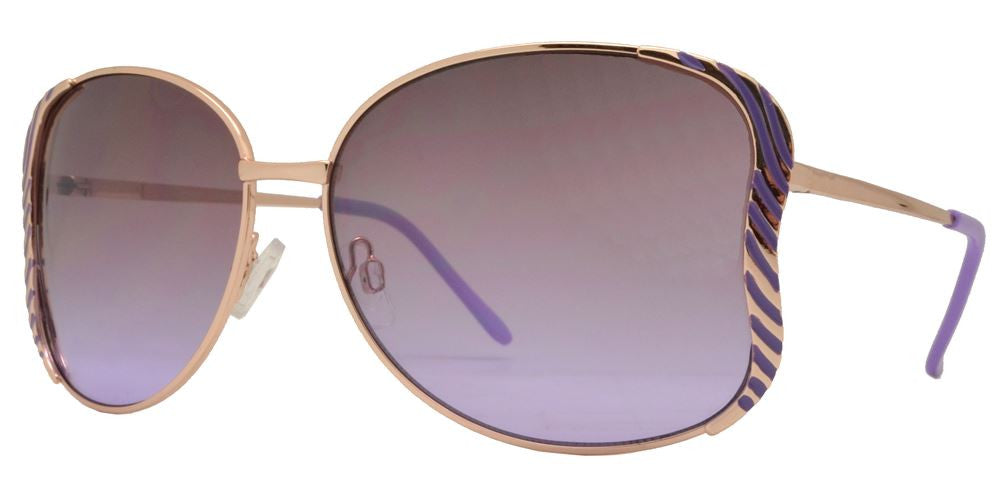 Wholesale - FC 6117 - Butterfly Shape Women Metal Sunglasses - Dynasol Eyewear