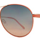Wholesale - FC 6136 - Brow Bar Aviator Women Metal Sunglasses - Dynasol Eyewear
