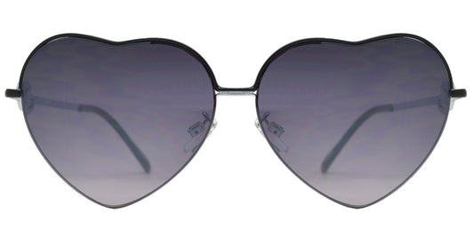 Wholesale - FC 6152 - Heart Shape Women Metal Sunglasses - Dynasol Eyewear