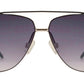 Wholesale - FC 6153 - Thin Square Aviator Metal Sunglasses - Dynasol Eyewear