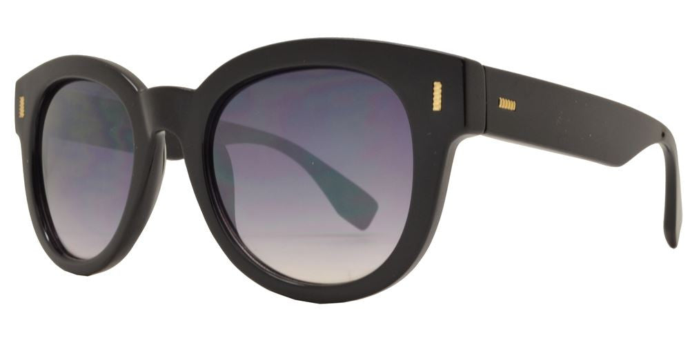 Wholesale - FC 6172 - Horn Rimmed Round Plastic Sunglasses - Dynasol Eyewear