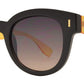 Wholesale - FC 6172 - Horn Rimmed Round Plastic Sunglasses - Dynasol Eyewear