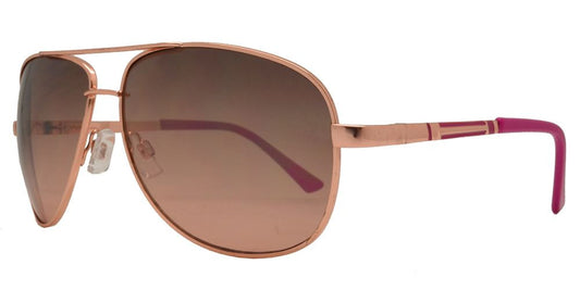 Wholesale - FC 6224 - Oval Shaped Metal Sunglasses - Dynasol Eyewear