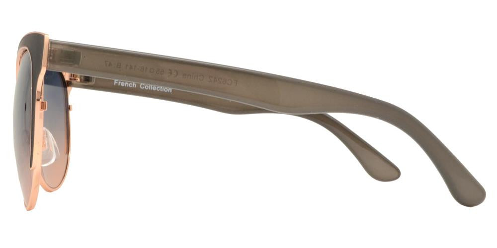 Wholesale - FC 6242 - Classic Cat Eye Women Metal Sunglasses - Dynasol Eyewear