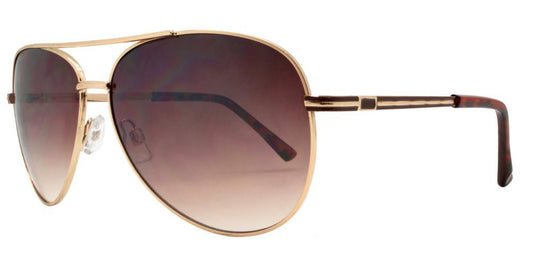 Wholesale - FC 6246 - Brow Bar Aviator Metal Sunglasses - Dynasol Eyewear