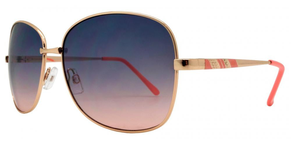 Wholesale - FC 6247 - Modern Butterfly Women Metal Sunglasses - Dynasol Eyewear