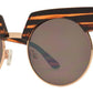 Wholesale - FC 6363 - Extreme Horn Rimmed Round Plastic Sunglasses - Dynasol Eyewear