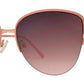 Wholesale - FC 6382 - Half Rimmed Cat Eye Women Metal Sunglasses - Dynasol Eyewear