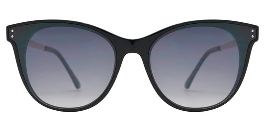 Wholesale - FC 6410 - Horn Rimmed Women's Cat Eye Plastic Sunglasses with Flat Lens - Dynasol Eyewear