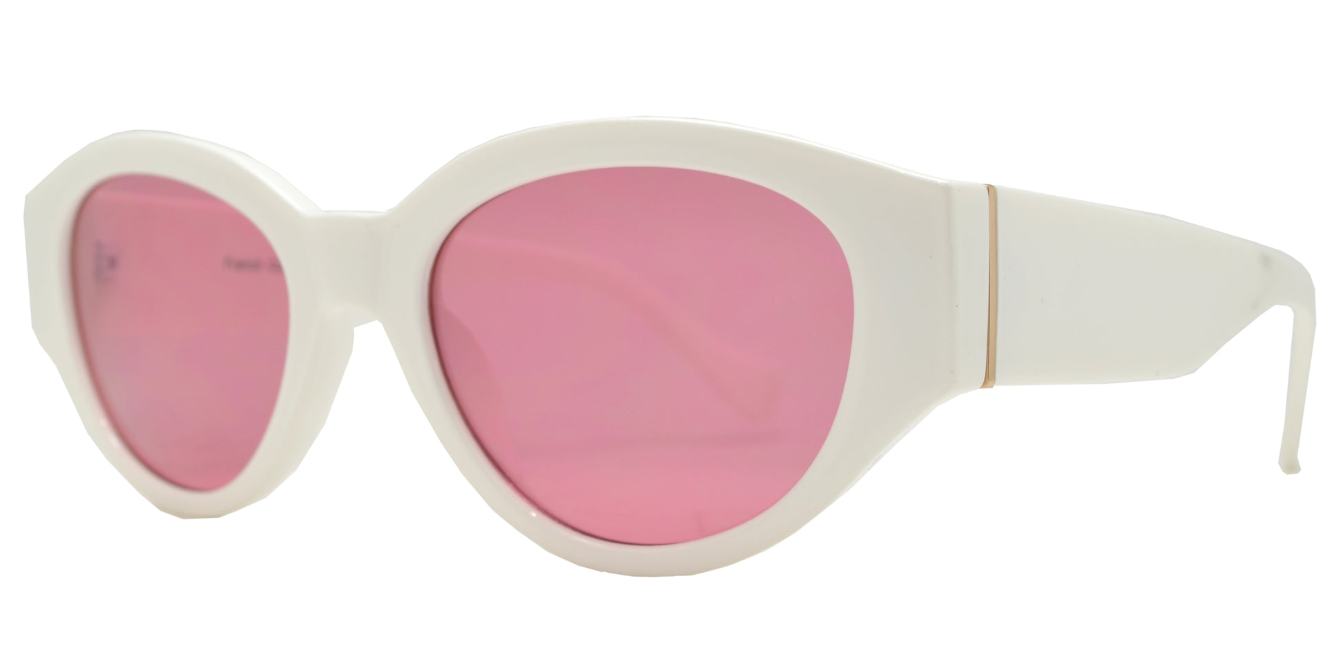 Wholesale - FC 6432 - Women's Retro Chunky Oval Plastic Sunglasses - Dynasol Eyewear