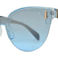 Wholesale - FC 6437 - Women's Horn Rimmed Cat Eye Plastic Sunglasses - Dynasol Eyewear