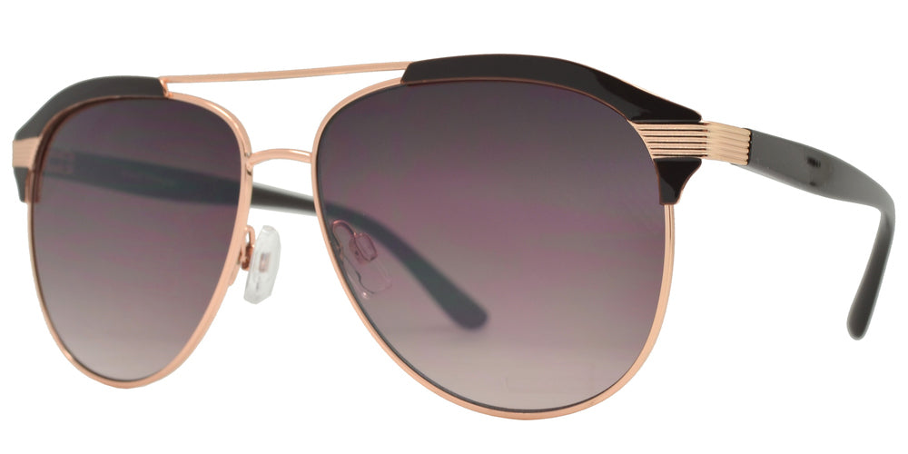 Wholesale - FC 6453 - Fashion Retro Metal Aviator Sunglasses - Dynasol Eyewear
