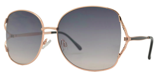 Wholesale - FC 6461 - Womens Butterfly Metal Rim Sunglasses - Dynasol Eyewear