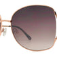 Wholesale - FC 6461 - Womens Butterfly Metal Rim Sunglasses - Dynasol Eyewear