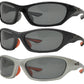 PL Hiker - Polarized Men Sport Wrap Plastic Sunglasses