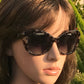 PL Luna - Polarized Women Cat Eye Plastic Sunglasses