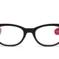 RS 1239 - Oval Reading Glasses with Faux Wood Plastic Temple