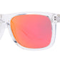Wholesale - PL 7619 Clear RVC - Classic Sports Plastic Polarized Sunglasses with Color Mirror Lens - Dynasol Eyewear