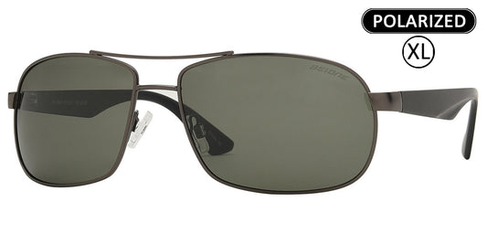 Wholesale - PL 3941 - Men's Big and Tall XL Oversized Rectangular Polarized Metal Sunglasses - Dynasol Eyewear