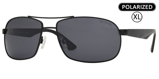 Wholesale - PL 3941 - Men's Big and Tall XL Oversized Rectangular Polarized Metal Sunglasses - Dynasol Eyewear