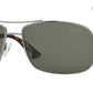 Wholesale - PL 3941 - Men's Big and Tall XL Oversized Rectangular Polarized Metal Sunglasses - Dynasol Eyewear