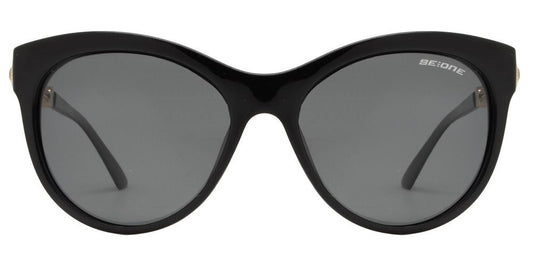 Wholesale - PL Katy - Polarized Women Cat Eye Rhinestone Accent Plastic Sunglasses - Dynasol Eyewear