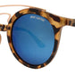 Wholesale - PL Laurel - Polarized Round Brow Bar with Keyhole and Plastic Sunglasses - Dynasol Eyewear