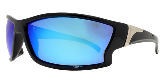 Wholesale - PL Leon - Polarized Men Sport Wrap Around Plastic Sunglasses - Dynasol Eyewear