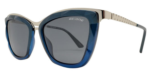 Wholesale - PL Mandi - Polarized Women Modern Square Cat Eye Plastic Sunglasses - Dynasol Eyewear
