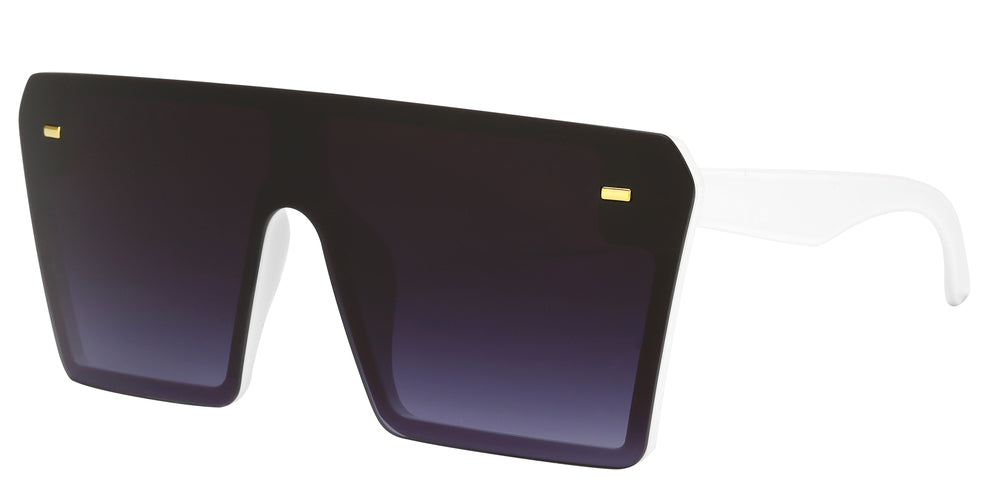Wholesale - 7964 - Oversized Sunglasses with Flat Top and Flat Lens - Dynasol Eyewear