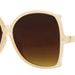 Wholesale - 7965 - Oversized Women's Wholesale Butterfly Plastic Sunglasses - Dynasol Eyewear