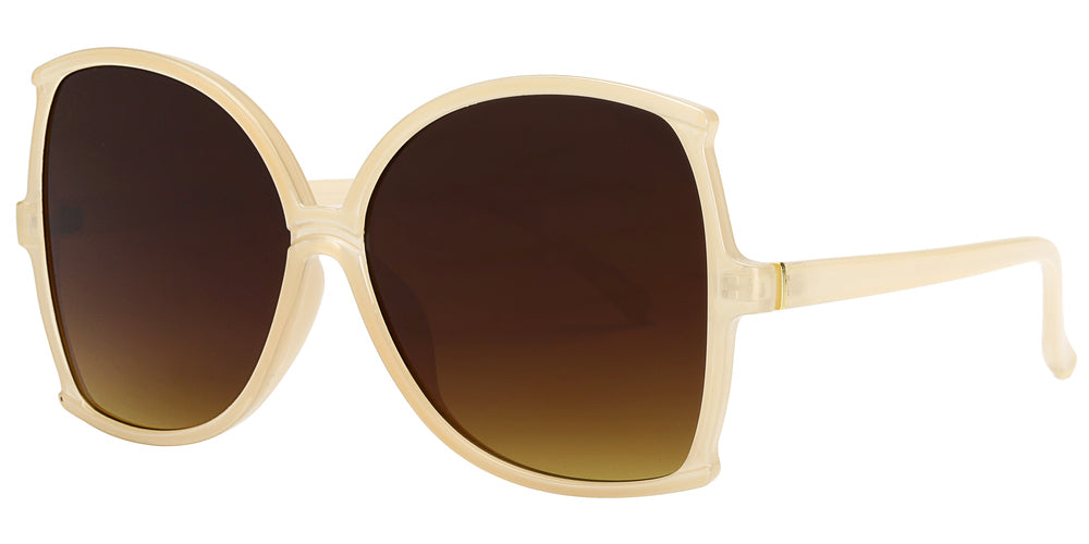 Wholesale - 7965 - Oversized Women's Wholesale Butterfly Plastic Sunglasses - Dynasol Eyewear