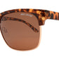 Wholesale - PL Midtown - Polarized Half Rimmed Retro Square Plastic Sunglasses - Dynasol Eyewear